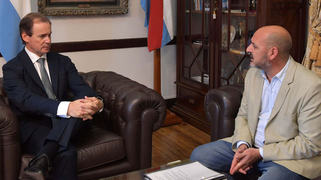 Federación Agraria mostró a Bordet su proyecto para usar ex campo de Yedro