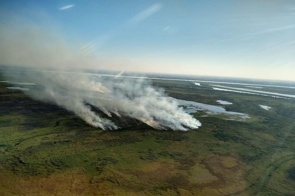 incendios quema humo entre rios islas rosario