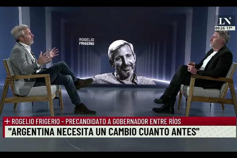 Frigerio íntimo con Novaresio en LN+