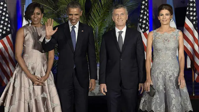 Macri agasajó a Obama con una cena y más de 400 invitados