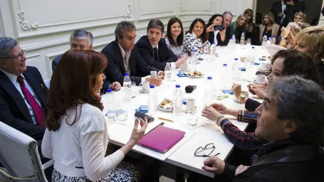 La entrerriana Kunath estuvo entre los senadores que juntó Cristina