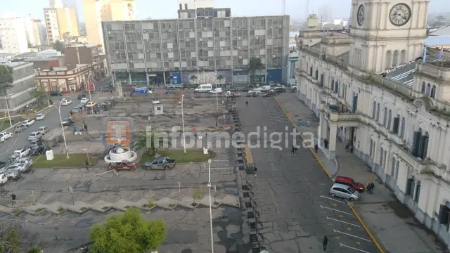No se podrá estacionar por dos meses frente a Casa de Gobierno