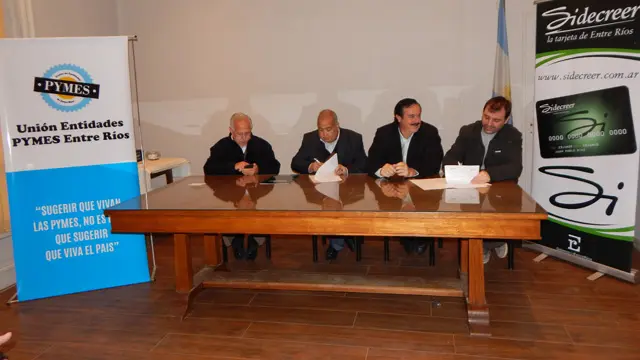 Sidecreer firmó convenio con unión de Pyme de Entre Ríos