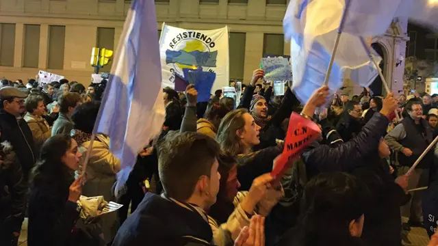 En Entre Ríos también hubo marchas contra el tarifazo