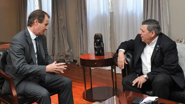 Bordet y De Angeli acordaron agenda de trabajo