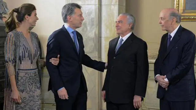 Macri recibe a Temer y el FpV repudia visita