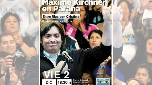 El gobierno entrerriano dará el presente en el acto de Máximo Kirchner
