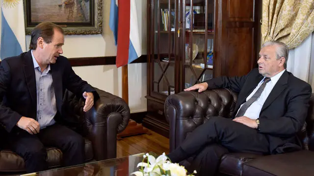 Oficialmente, Bordet y Lauritto no hablaron de política