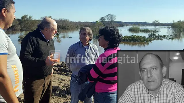 Busti criticó a Niez y ahora se mostró con inundados