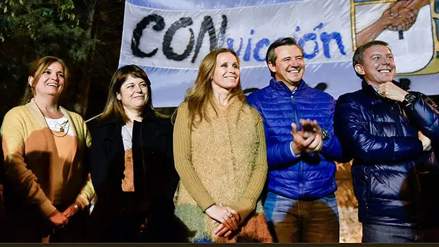 Bahl recorre seccionales con los candidatos de Bordet