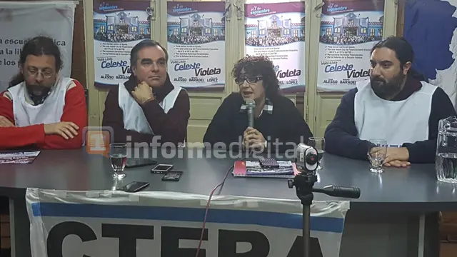 Ctera: con críticas a Macri, se lanzó la lista que integra el titular de Agmer