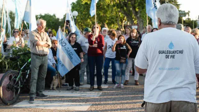 La caravana ambientalista tuvo críticas a Nación y Provincia
