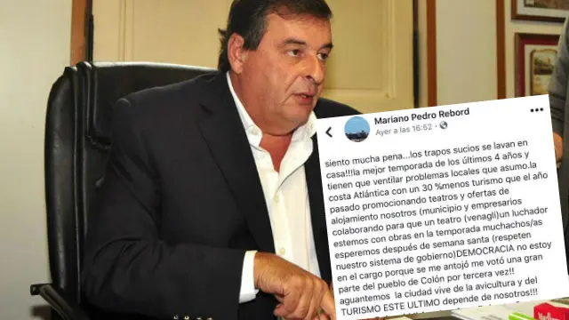 Intendente de ciudad sin agua borró una publicación en Facebook