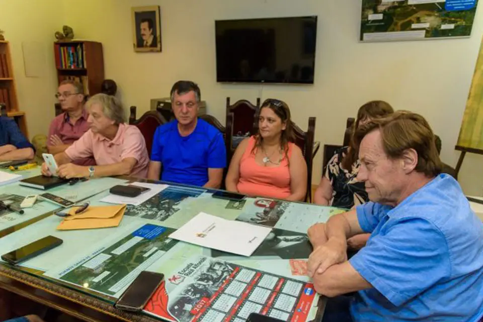 Varisco volvió a reunirse con su Gabinete