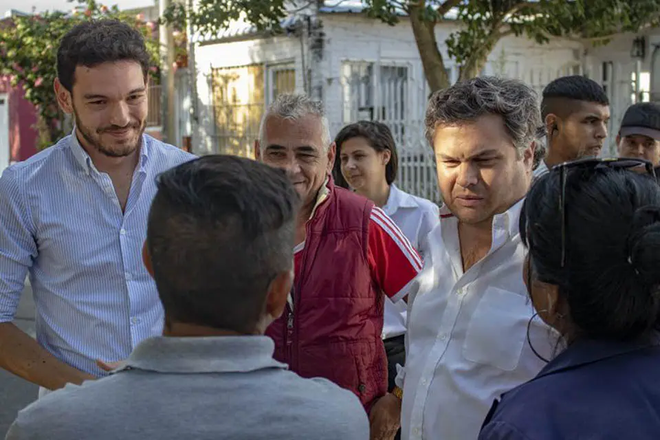 Gainza cerró con una caminata barrial