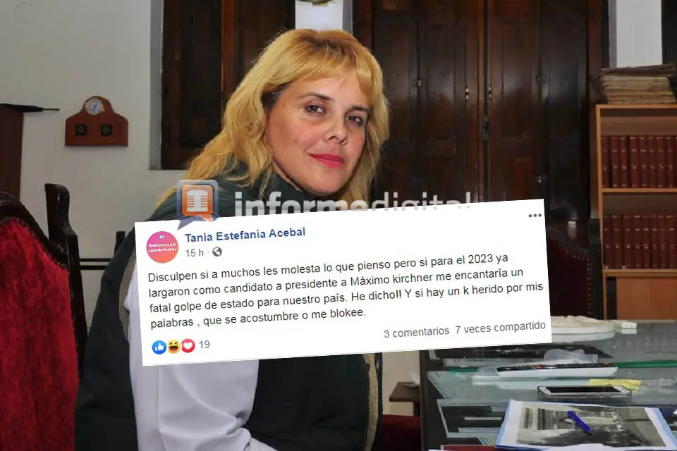 Es empleada de la justicia la ex candidata que pidió un golpe
