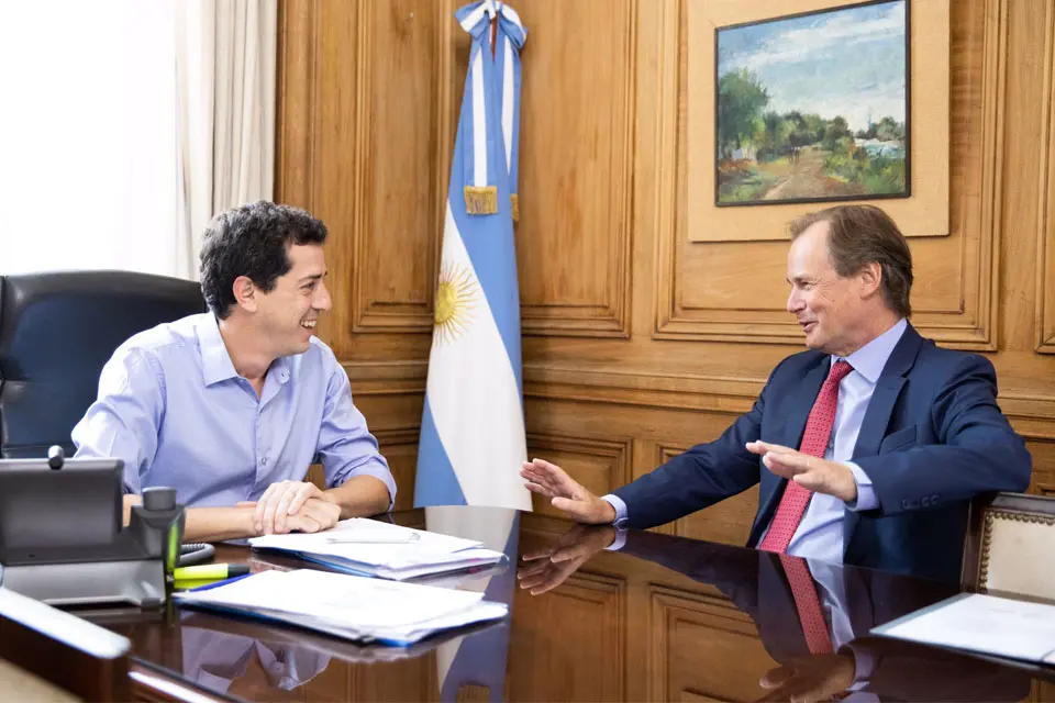 Bordet se reunió con el nuevo Frigerio de Alberto