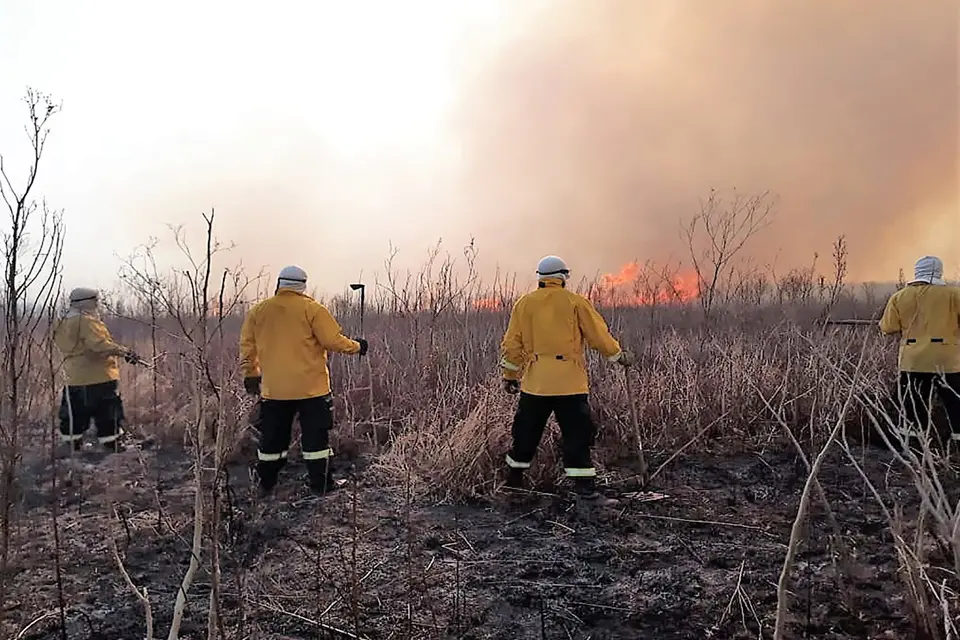 Cómo combate Entre Ríos el fuego en las islas