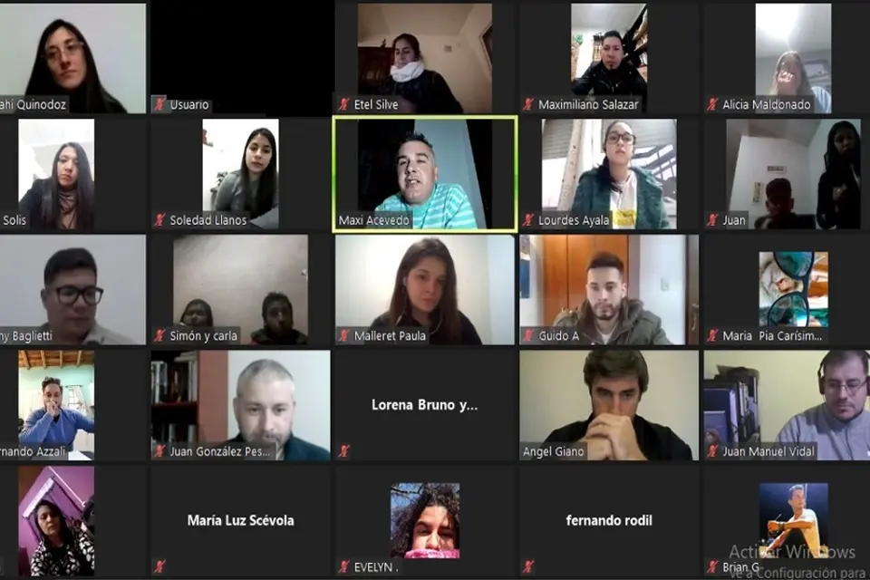 Giano dialogó con jóvenes sobre la nueva normalidad