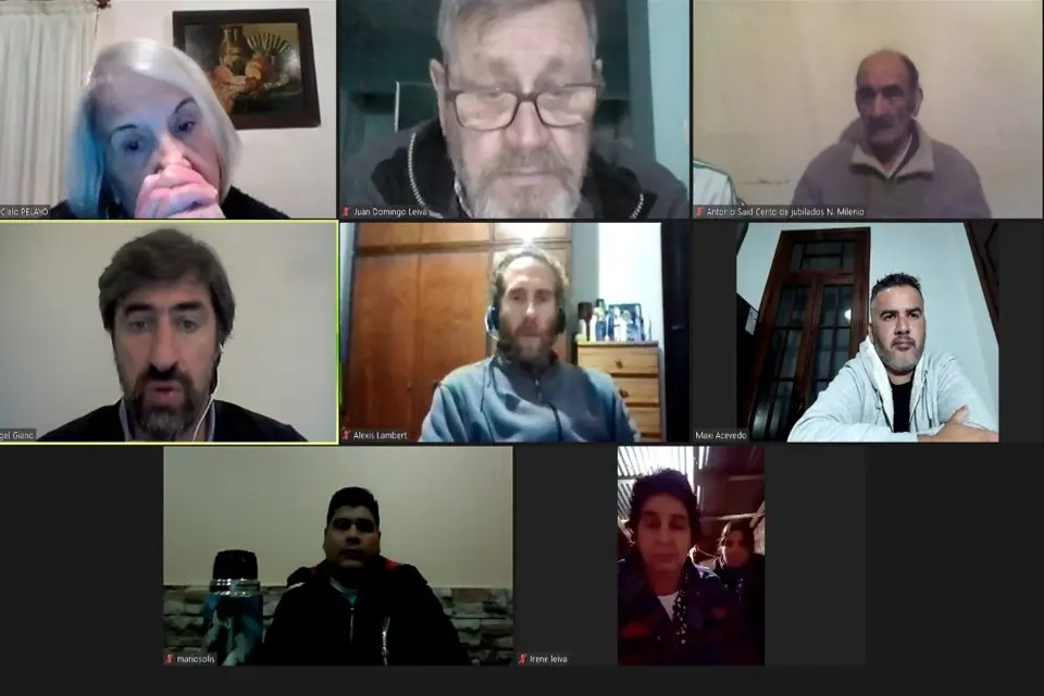 Giano dialogó con jubilados sobre la pandemia