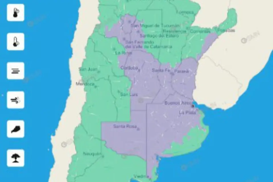 Alerta violeta por una ola polar