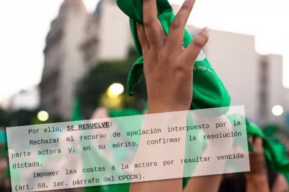 Rechazaron apelación de la abogada provida