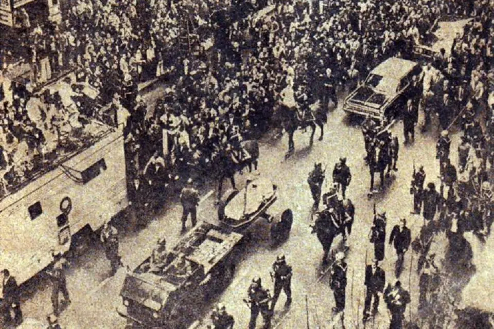 De los pocos que recordaron el aniversario de Perón