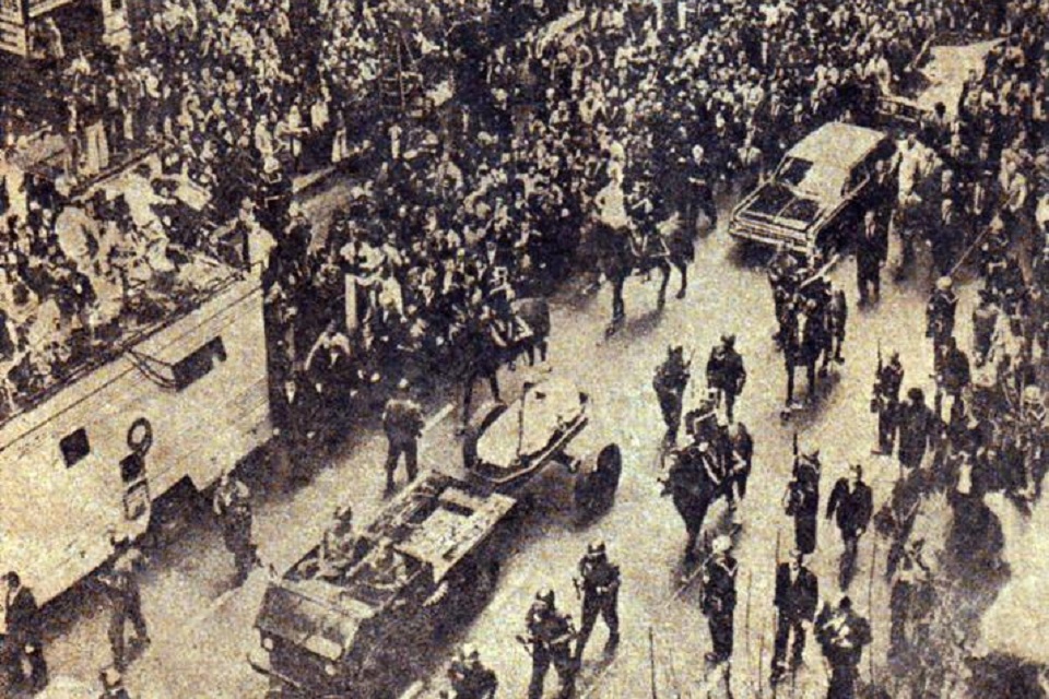 De los pocos que recordaron el aniversario de Perón