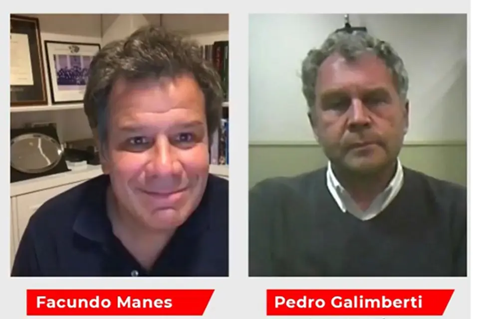 Con el porteño Manes sí se junta Galimberti