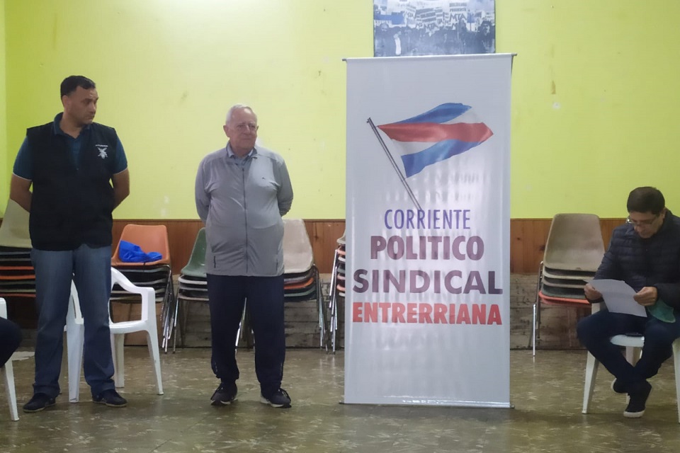 Reclamos y apoyo de sindicalistas entrerrianos por fuera de la CGT