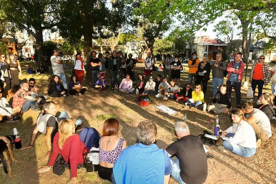 El Frente de Todos milita la cultura