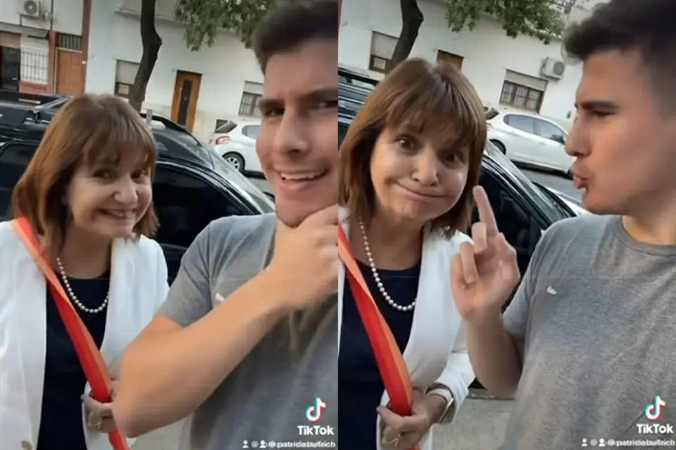 Patricia Bullrich hizo un TikTok
