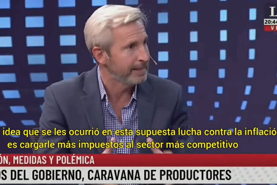 Frigerio aprovecha de interna kichnerista