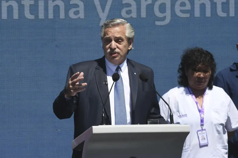 Los entrerrianos en el acto de Alberto