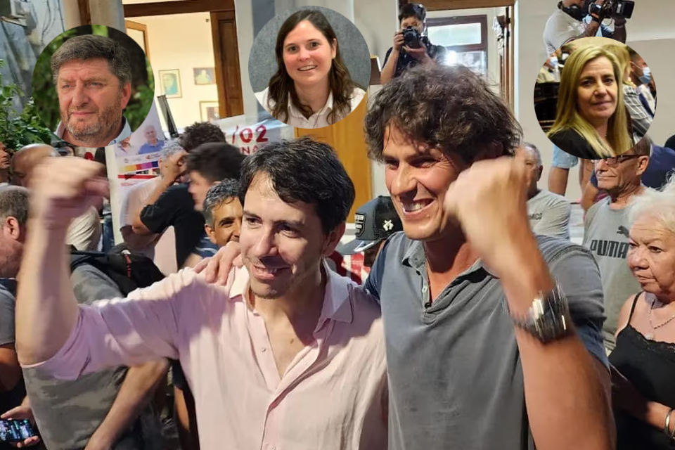 Festejo entrerriano en el triunfo radical en La Pampa