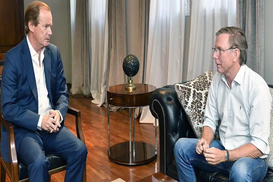 Otra imagen de Bordet con uno de sus posibles sucesores