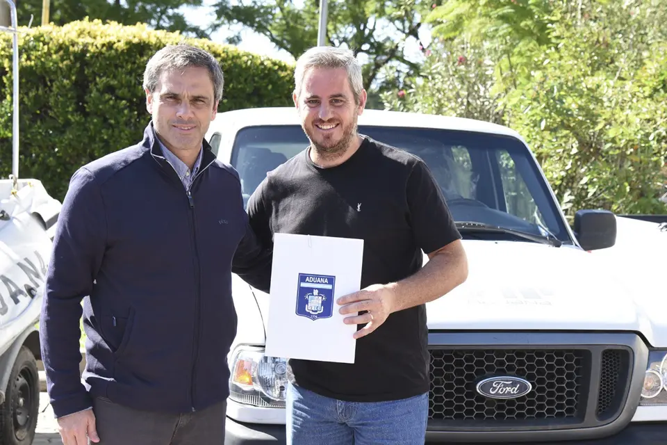 Millonaria donación para la provincia por parte de Aduana