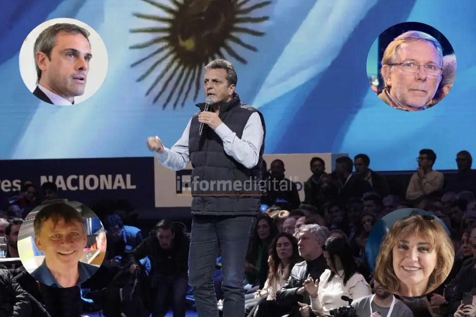 Los entrerrianos en el acto de Massa