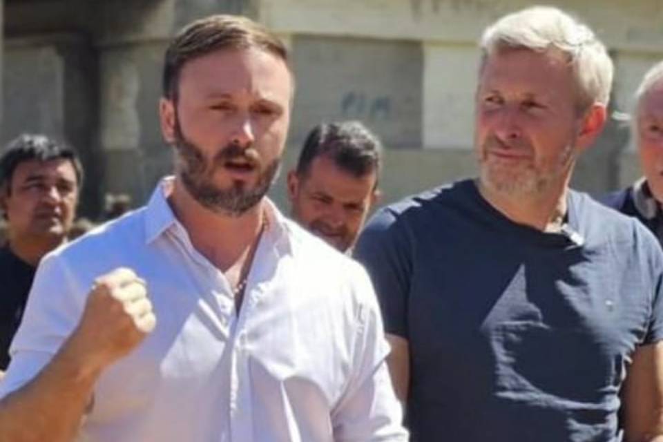 Frigerio con el candidato que seduce a votantes de Milei