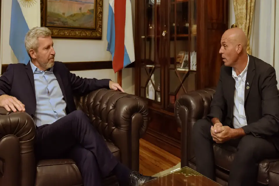 Frigerio también se reunió con el intendente de Colonia Avellaneda