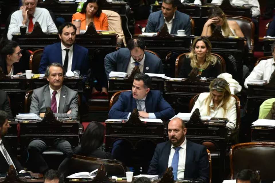 (Mención a entrerriano) Diputados libertarios unificaron su discurso para terminar con la polémica por la visita a Astiz y evitar sanciones