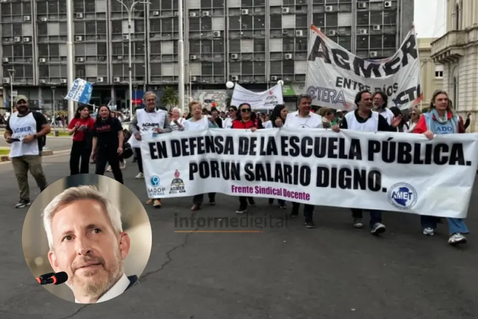 El descuento a los docentes por los paros sería casi de 100 mil pesos