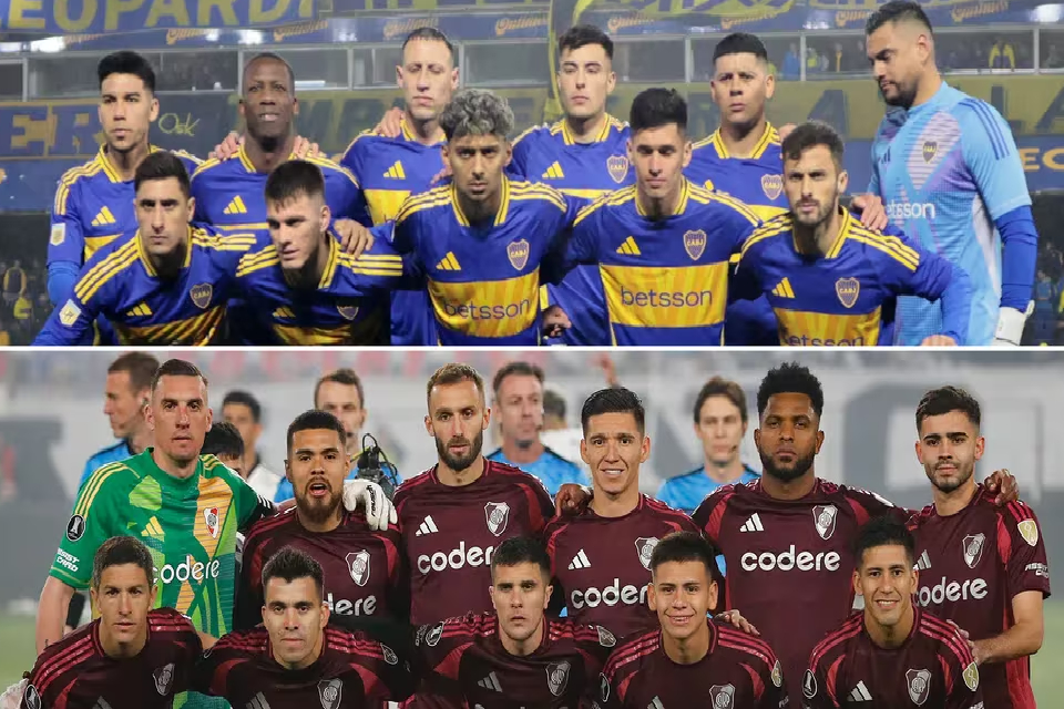 (Mención a futbolistas entrerrianos) Probables formaciones de Boca Juniors y River Plate en el Superclásico que se jugará en la Bombonera