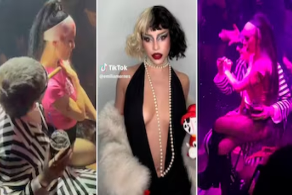 (Mención a cantante entrerriana) ¡Explotó Halloween! Lali Espósito, Dillom y otros músicos celebraron en pleno centro porteño