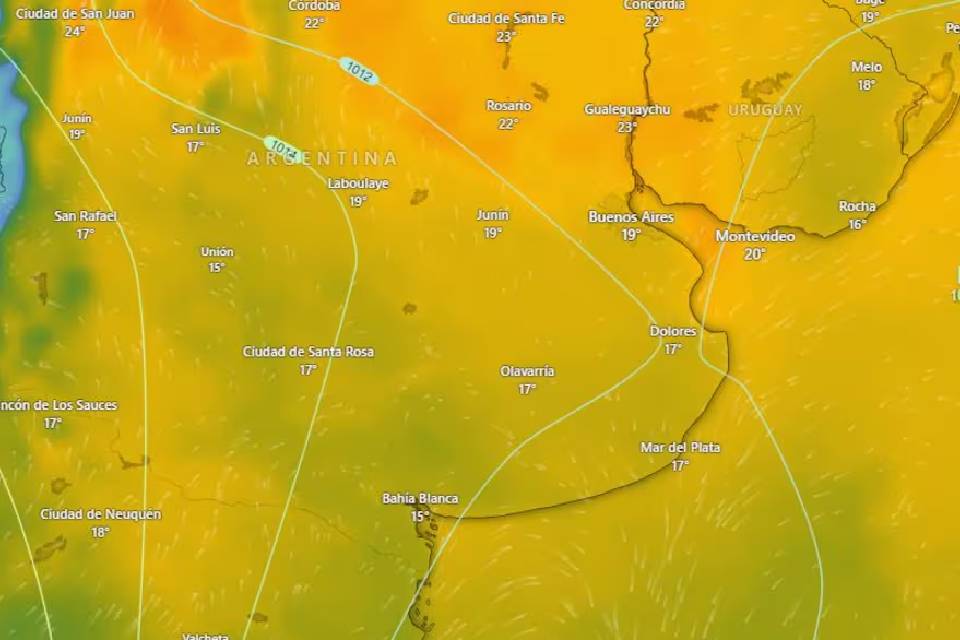(Mención a Entre Ríos) Hay alerta amarilla por tormentas para este viernes 29 de noviembre: las provincias afectadas