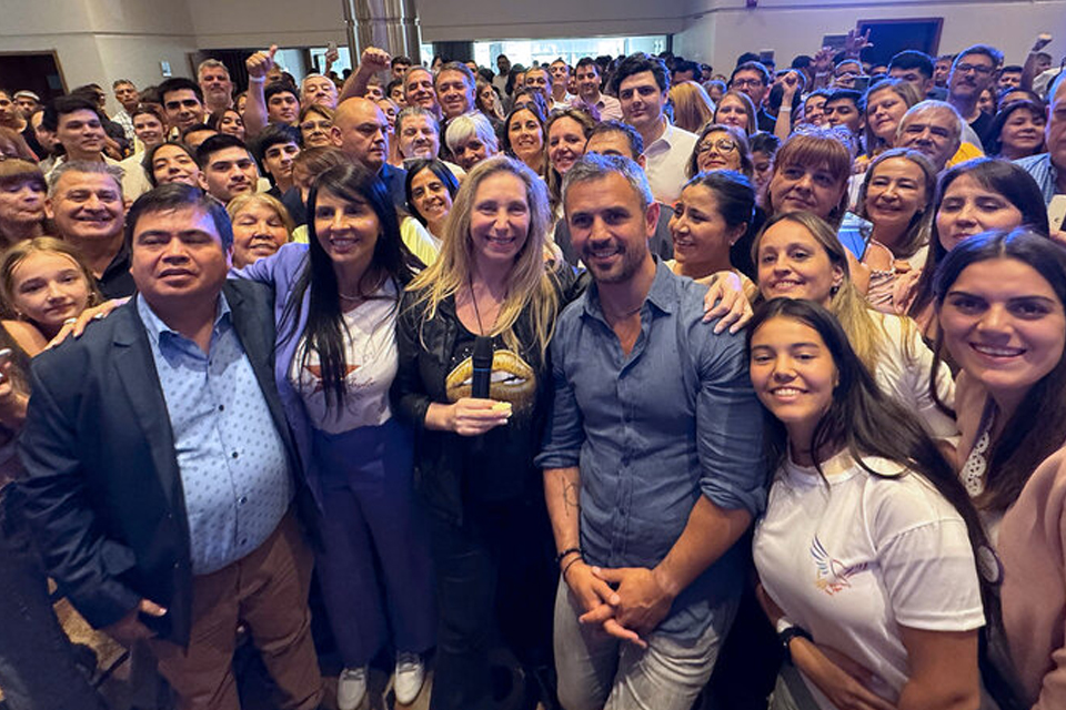 (Mención a Entre Ríos) Karina Milei y Martín Menem estuvieron en Río Negro