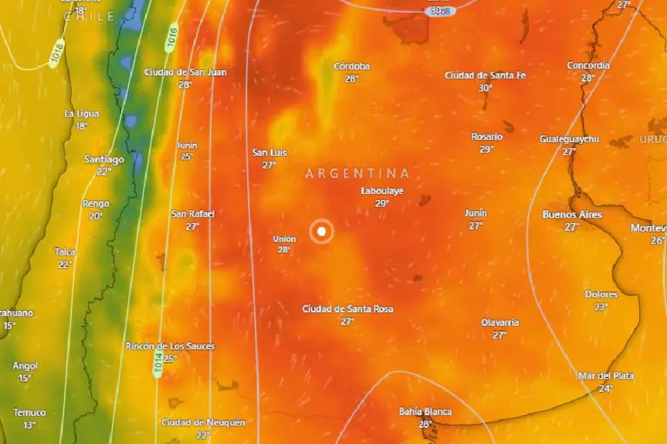 (Mención a Paraná) Hay alertas por altas temperaturas extremas y por tormentas para este jueves 16 de enero: las provincias afectadas