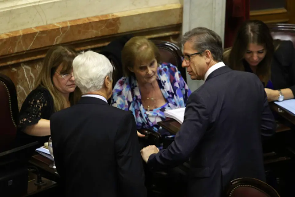 (Mención a senadora entrerriana) Con un papelón de la UCR, el Gobierno bloqueó la creación de la comisión investigadora del criptogate