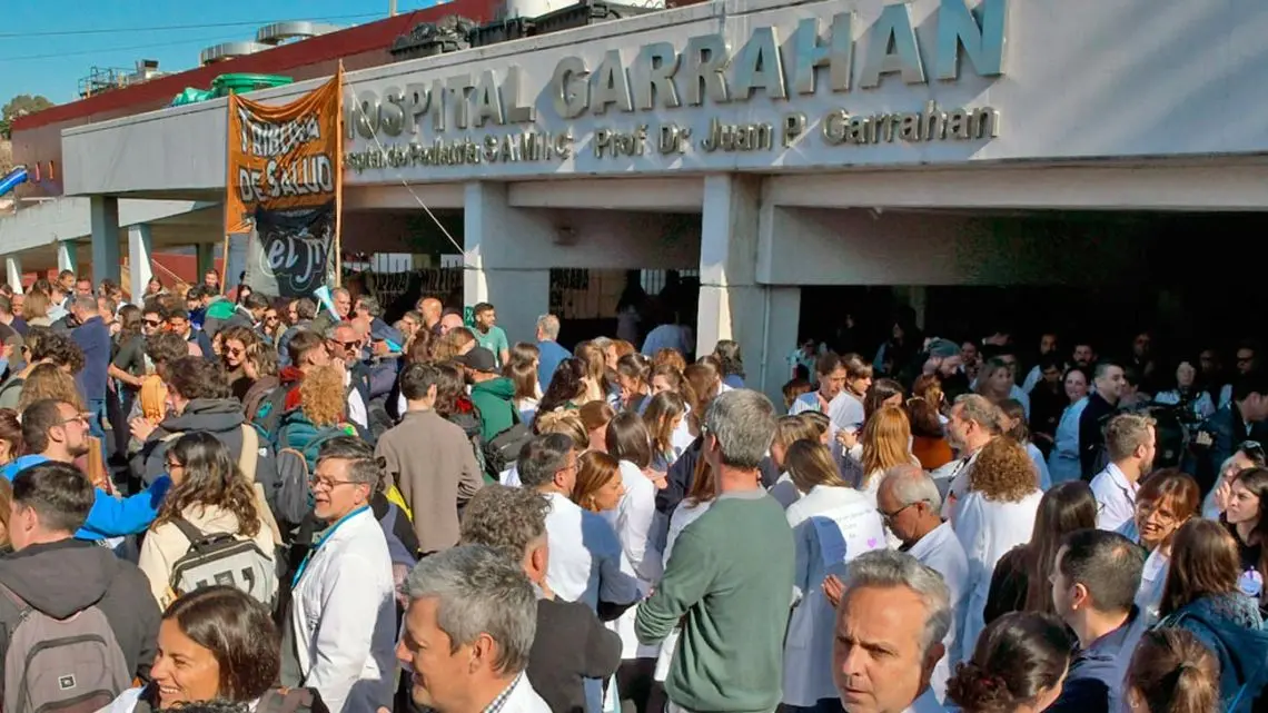Profundizan los paros en el Garrahan: profesionales alertan sobre un plan de destrucción institucional