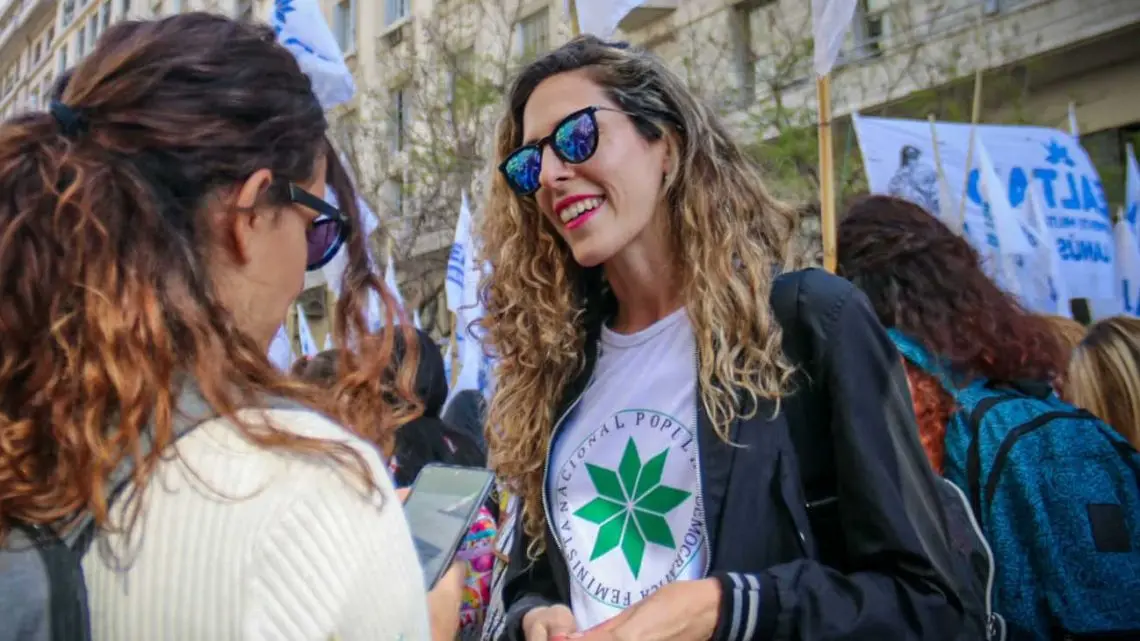 Alexia Abaigar, la opositora arrestada por lanzar excremento en la casa de José Luis Espert